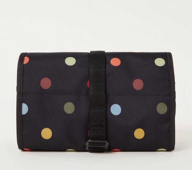 Reisenthel Dots Wrap make up tas met stippendessin en spiegel online kopen