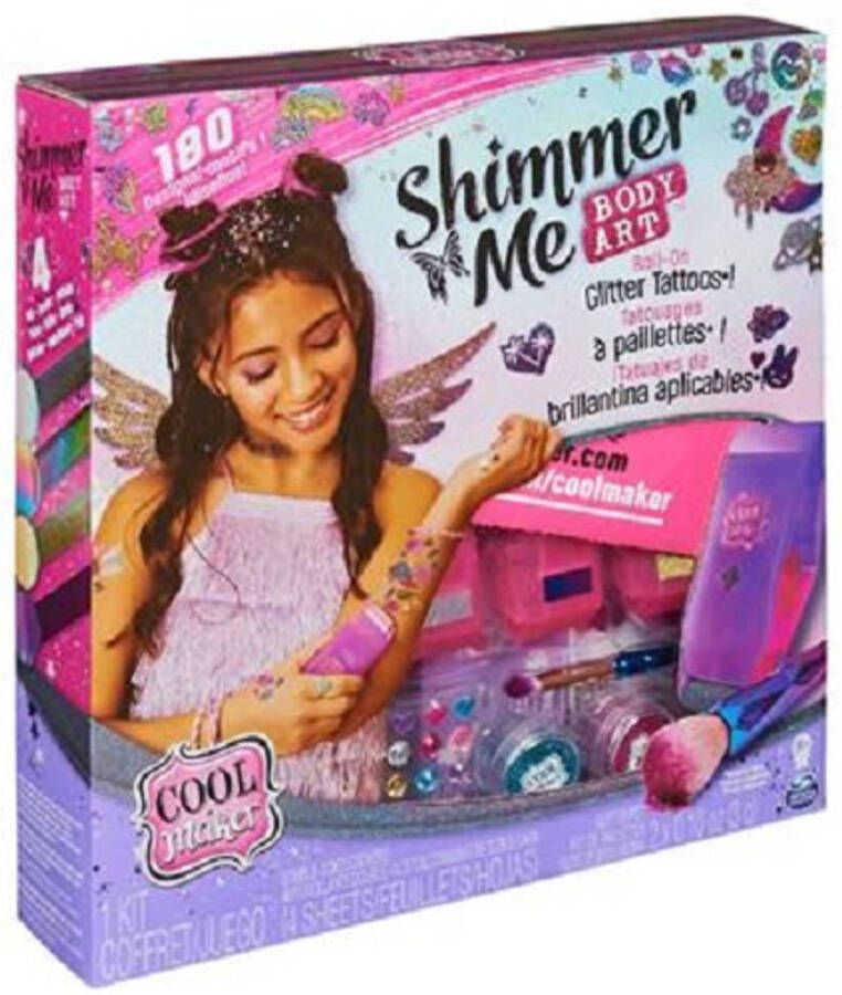 Cool Maker Tattooset Shimmer Me Meisjes Folie Roze 14 delig online kopen