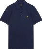 Lyle and Scott Sp400vog lyle en scott plain polo shirt, z99 navy online kopen