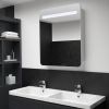 VidaXL Badkamerkastje met spiegel LED 68x11x80 cm online kopen