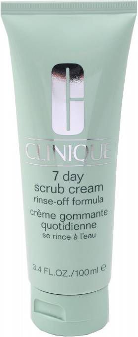 Clinique Rinse Off 7 Days Scrub Cream Formula gezichtsscrub 100 ml online kopen