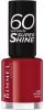 Rimmel 3x London Nagellak 60 Seconds Supershine 320 Rapid Ruby 8 ml online kopen